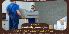 شركة نقل عفش من الطائف الى تبوك الأكثر طلبا عام 2025 | خبراء النقل