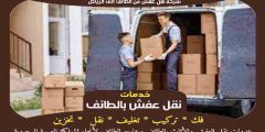 شركة نقل عفش من الطائف الى الرياض الأكثر طلبا عام 2025 | خبراء النقل
